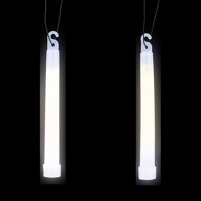 JR66483 White Glow Stick Necklace 6"